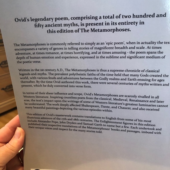 The Metamorphoses by Ovid Paperback Book - Picture 4 of 8